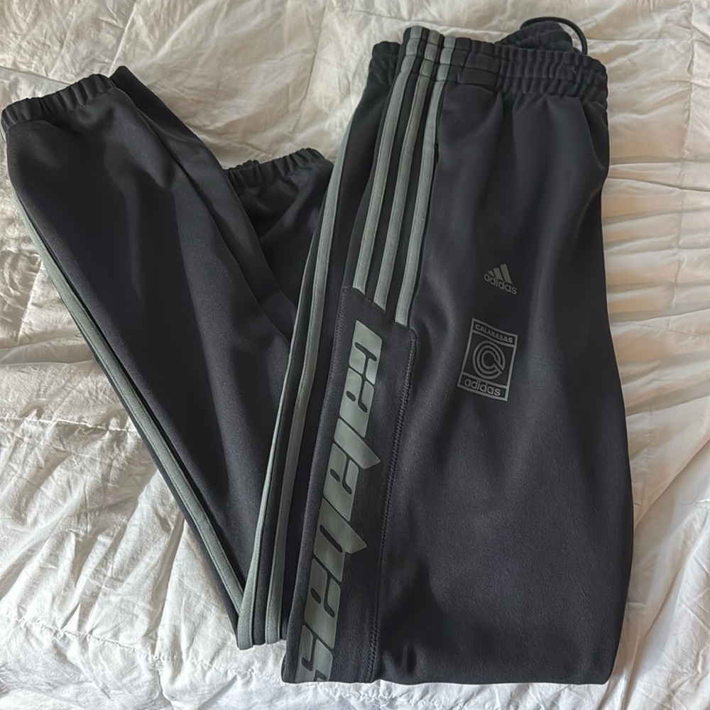 Adidas × Yeezy Season (S) NEW INK/WOLVES GRAY SAPPHIRE 'CALABASAS' TRACKPANTS